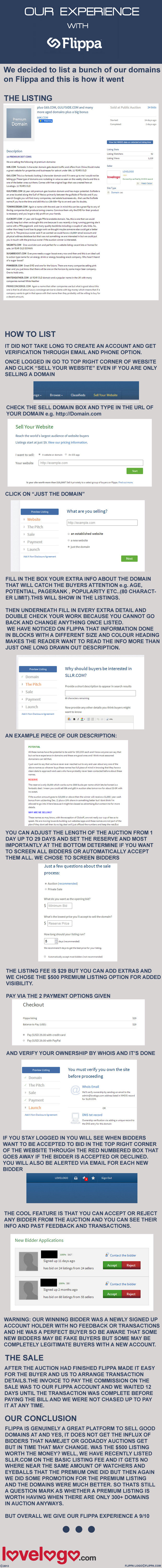 How to list on Flippa
