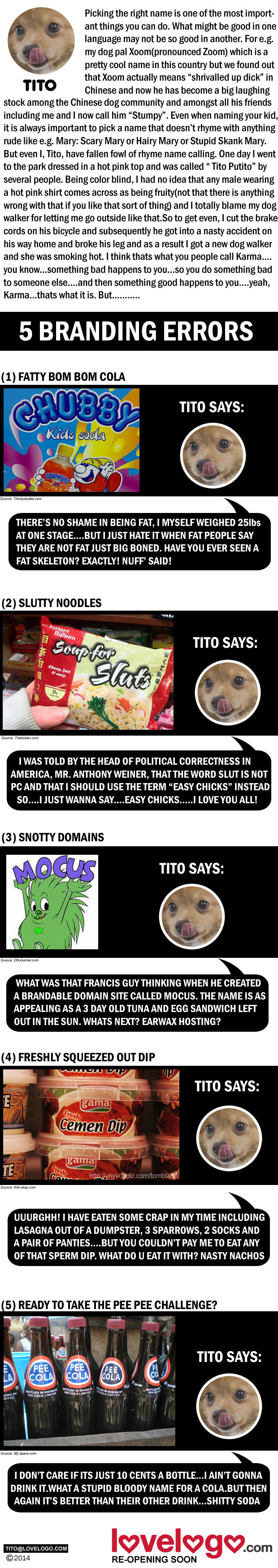 Tito's branding mistakes