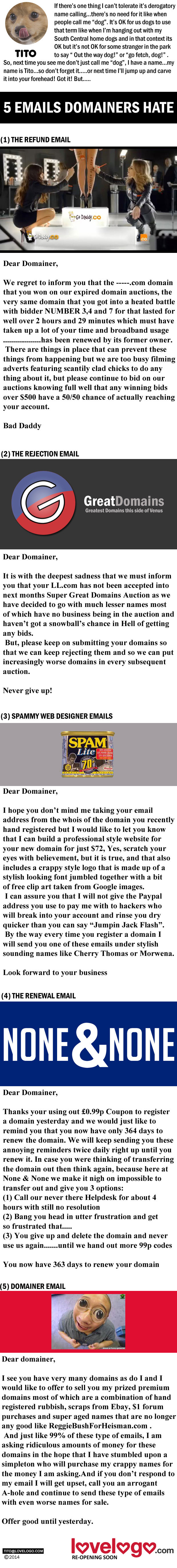 domainer emails